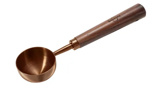 Vintage coffee measuring spoon in brass finish