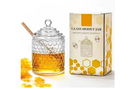 Glass Honey Jar
