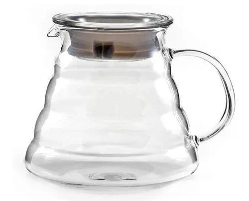 Standard glass coffee carafe for pour-over and drip coffee